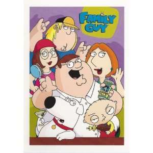  Family Guy ~ Group ~ Blank Postcard ~ Approx 4 X 6 Inches 