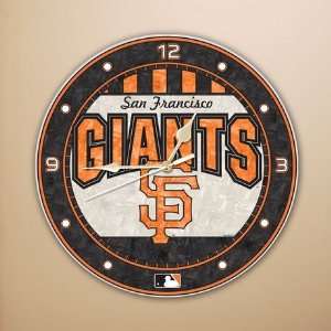  San Francisco Giants 12 Art Glass Clock Sports 