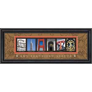  San Francisco Giants Letter Art Frame