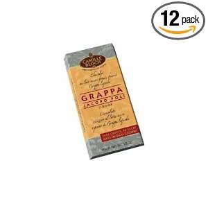 Camille Bloch Milk Filled with Grappa Syrup 3.5 Ounce Bars (Pack of 12 