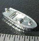 game part Monopoly Bass Fishing boat metal token mover pawn pewter