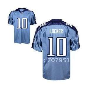  whole tennessee titans #10 locker blue color jerseys size 