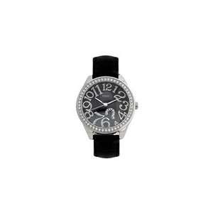 New Guess G76030L Black Croc Leather Crystal Collection 