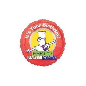  18 Dilbert Its Your Birthday Party   Mylar Balloon 