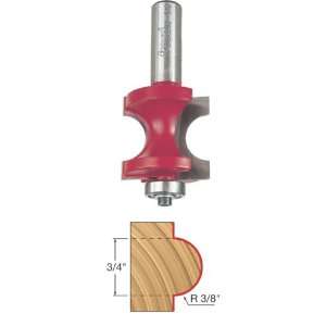 Freud 82 512 3/8 Inch Radius Half Round Router Bit with Bearing with 1 
