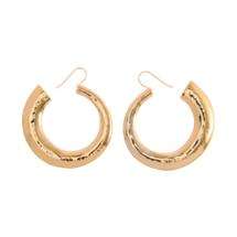 Bidermann Brass Minimalistic Hoop Earrings