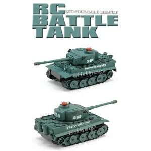  King 2 X RC 116 Scale Real Radio Control Battle Tank Toys & Games