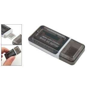   Flash MMC Micro SD Dual Slot Gray White Card Reader Electronics