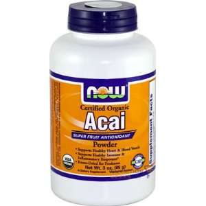  Now Organic Acai Powder, 3 Ounce