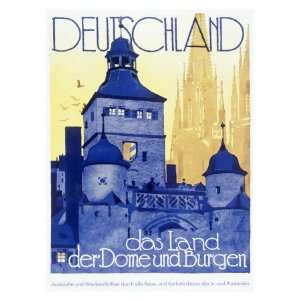 Germany, Land of Castles Giclee Poster Print, 44x60 