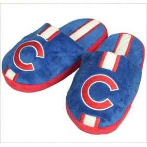  Chicago Cubs YOUTH Team Stripe Slide Slippers   Large 