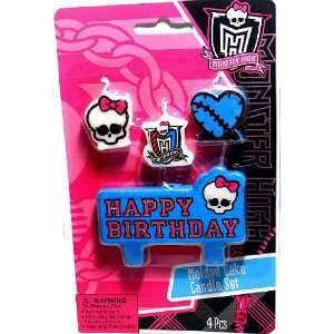  Monster High Birthday Cake Decoration Candles Toys 