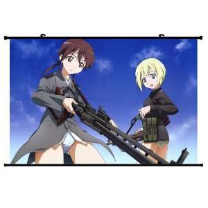 Strike Witches Anime Wall Scroll Poster Erica Hartmann Gertrud 
