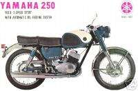 Yamaha YDS3 Motorcycle Sales Brochure YDS3 250  