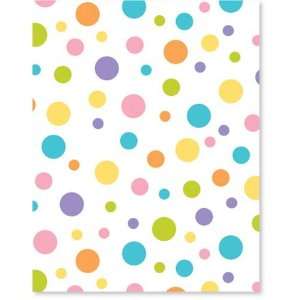  Mix of Color Dots Polka Dot Wrapping Paper Roll