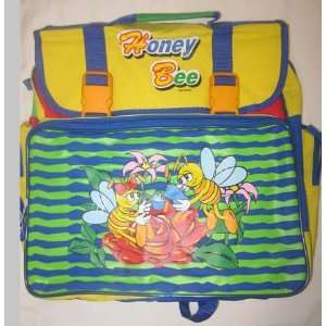  Zig N Zag Colorful School Briefcase with 2 Honey Bee on 