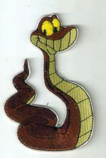 Kaa python molurus snake in Jungle Book Iron On Patch  