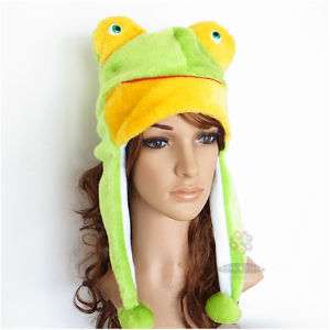 Cute Costume Hat Cartoon Cap Prop Gift Frog Green New  