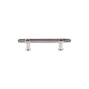  Luxor Pull 3 3/4 Drill Centers   Brushed Satin Nickel 