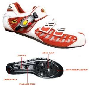  Northwave 2006 Aerator Road Cycling Shoe (Red/White 
