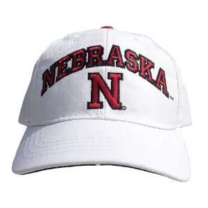  Zephyr Nebraska Cornhuskers White College Cap