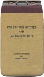 1908 34 RR Pullman Safety Car Heating Lighting Catalog  