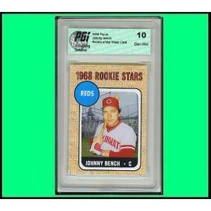   Bench Reds Topps Rookie of the Week Card PGI 10