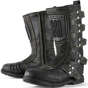  ICON 1000 ELSINORE BOOTS (8) (JOHNNY BLACK) Automotive