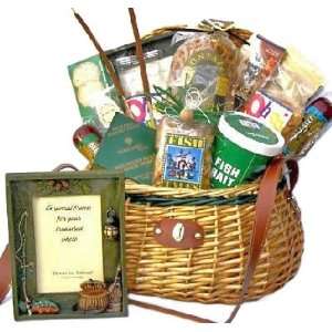 Somthing Fishy Gourmet Snack Food Basket   Christmas Holiday Gift Idea 