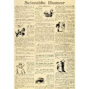  1920 Article Scientific Humor Joke Poems Winners Harvard 