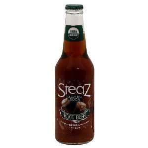 Steaz, Root Beer, 4 x 12.00 OZ (Pack of Grocery & Gourmet Food