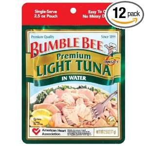 Bumble Bee Chunk Light Tuna, 2.5 Ounce Grocery & Gourmet Food