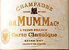 Mumm Extra Dry Champagne 