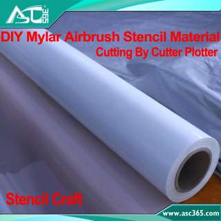   Mylar Airbrush Stencil Reusable Mterial Cut By Cutting Plotter Artwork