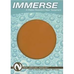  Immerse A Water Resistant New Testament [Paperback 