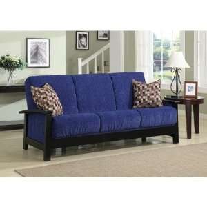   CAC5 S86 HCH59 Boston Blue Chenille Convert A Couch