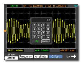 Signal Generator output AM / FM