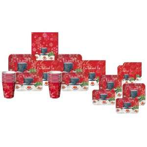  Christmas Snowman Carols Deluxe Party Pack for 16 Guests 