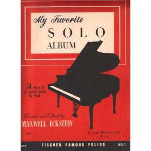   Album   54 Pieces in the Earlier Grades for Piano Maxwell Eckstein
