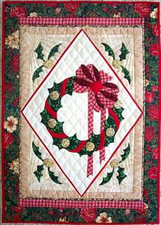 HOLIDAY WREATH ~ Christmas Quilt Pattern  