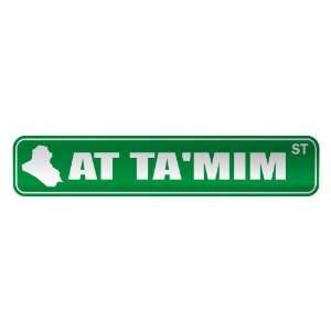   AT TAMIM ST  STREET SIGN CITY IRAQ