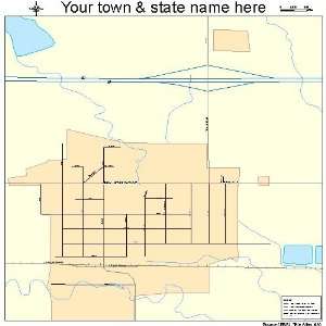  Street & Road Map of New Underwood, South Dakota SD 