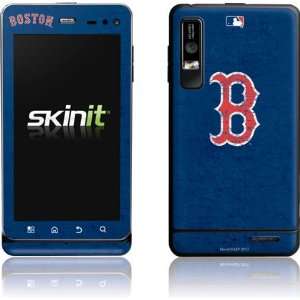  Boston Red Sox   Solid Distressed skin for Motorola Droid 