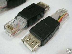 1pc USB to Ethernet RJ45 Cat5 Booster Router Adapter,8#  
