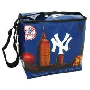  New York Yankees MLB 12 Pack Soft Sided Cooler Bag Sports 