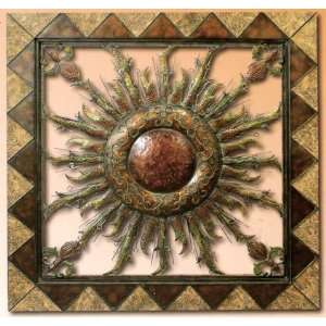  GIANT Decorative Metal Wall Plaque #2