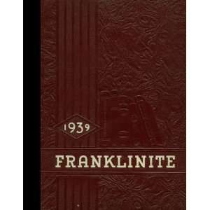  (Reprint) 1939 Yearbook Franklin High School, Franklin 