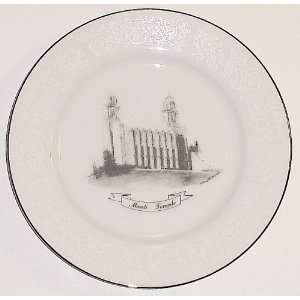  Manti Temple Collector Plate 