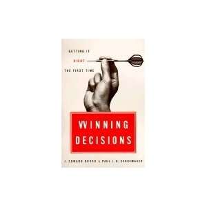  Winning Decisions  Getting It Right the First Time Books