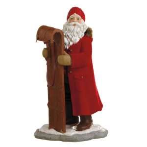  Pack of 2 Mountain Man Santa Standing with Toboggan Table 